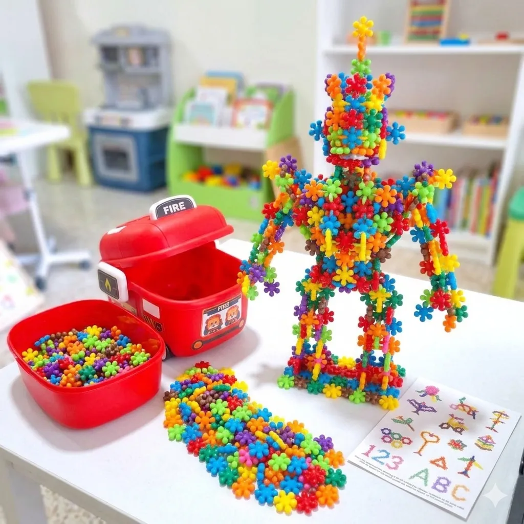 Snow Flakes Building Blocks - Image 3